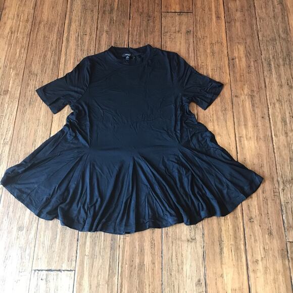 Relaxed Fit Top Black Flowy - Picture 3 of 4